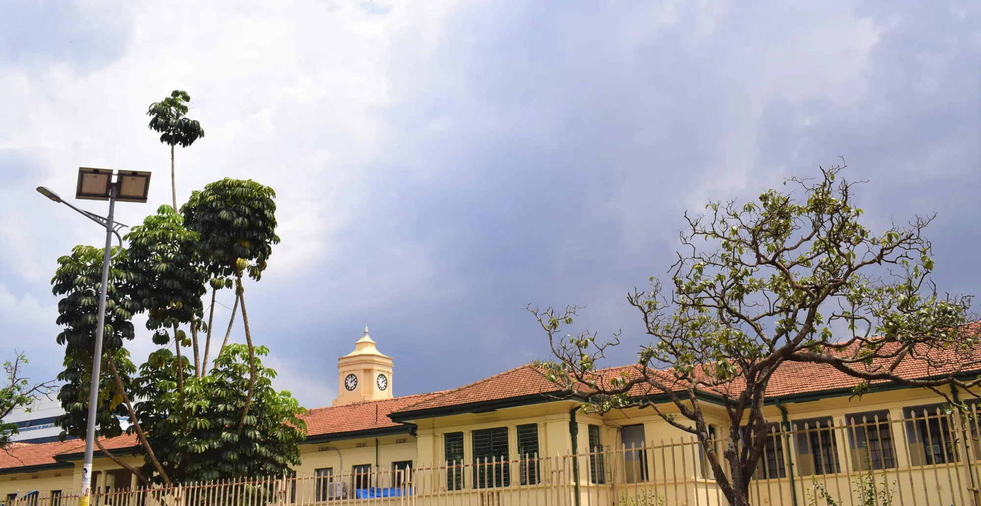 The clock tower of the High Court of Uganda in Kampala